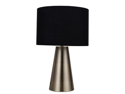 Tayla Touch Table Lamp White Black Modern Touch Lamp for Living Room.