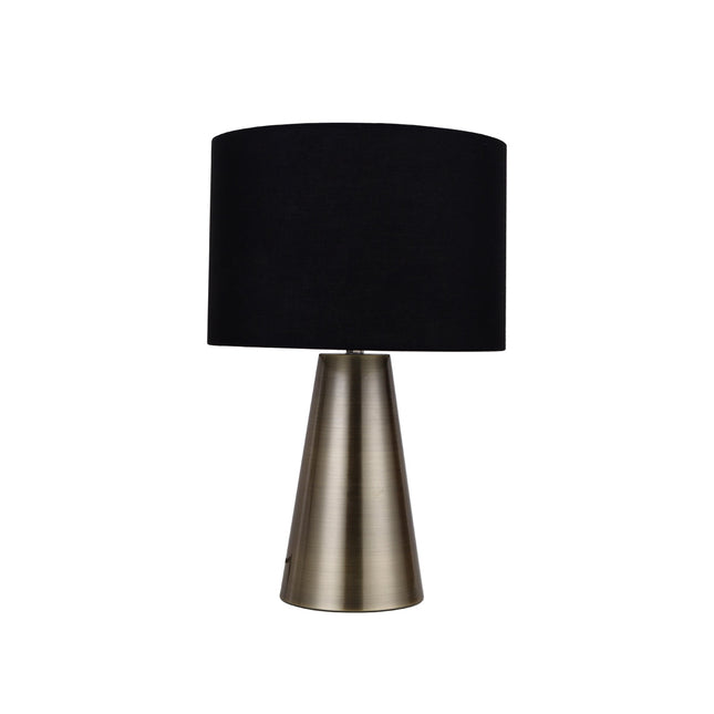 Tayla Touch Table Lamp White Black Modern Touch Lamp for Living Room.