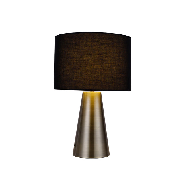 Tayla Touch Table Lamp White Black Modern Touch Lamp for Living Room.