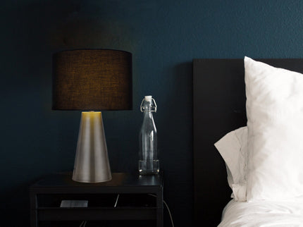 Tayla Touch Table Lamp White Black Modern Touch Lamp for Living Room.