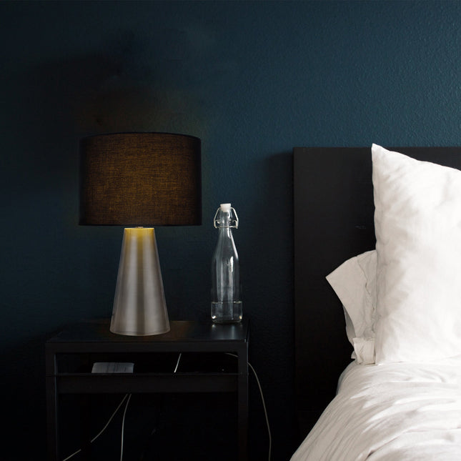 Tayla Touch Table Lamp White Black Modern Touch Lamp for Living Room.