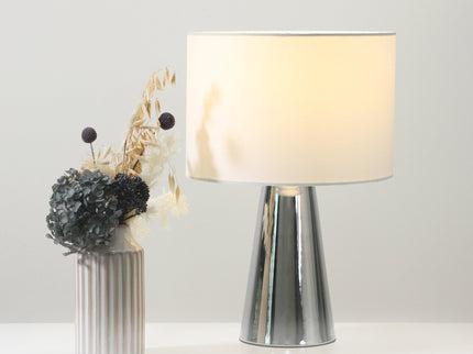 Tayla Touch Table Lamp White Black Modern Touch Lamp for Living Room.