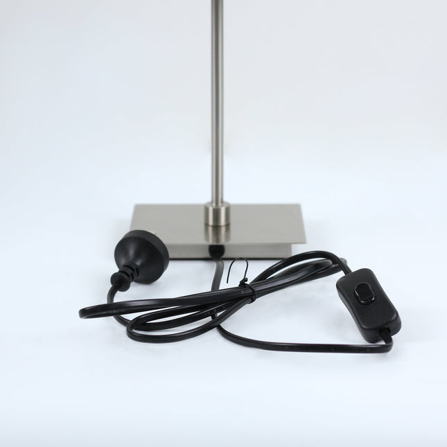Set of 2 Pueblo Table Lamp White Black Modern Home Decor