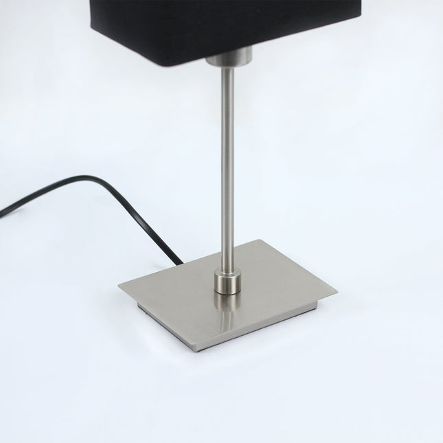 Set of 2 Pueblo Table Lamp White Black Modern Home Decor
