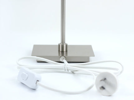 Set of 2 Pueblo Table Lamp White Black Modern Home Decor.