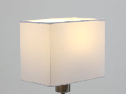 Set of 2 Pueblo Table Lamp White Black Modern Home Decor.