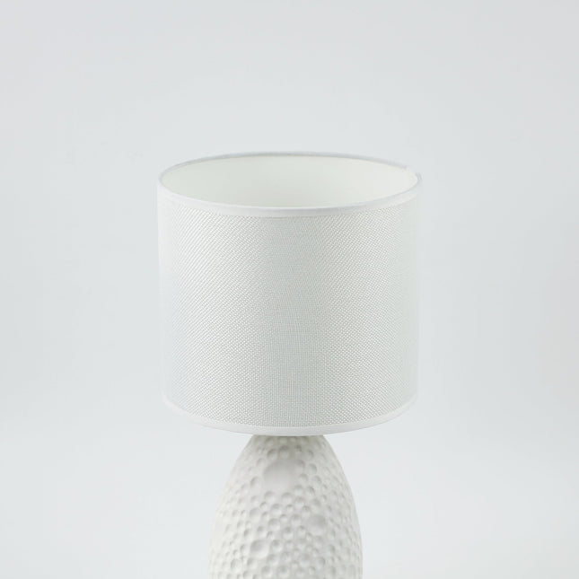 Hass Ceramic Table Lamp with Modern Geometric Design.