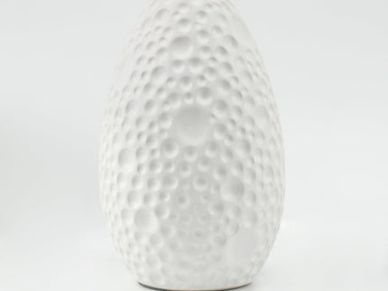 Hass Ceramic Table Lamp with Modern Geometric Design.