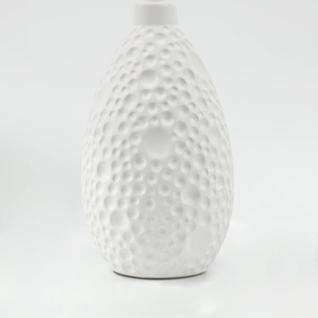 Hass Ceramic Table Lamp with Modern Geometric Design.