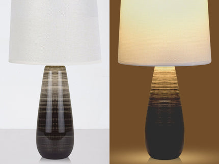 Kalasa Ceramic Table Lamp Set of 2 for Elegant Home Lighting.