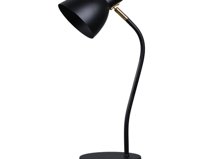 Eloise Touch Table Lamp Black Orange Modern Adjustable Lighting.