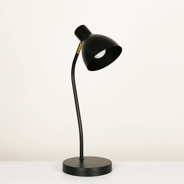 Eloise Touch Table Lamp Black Orange Modern Adjustable Lighting.