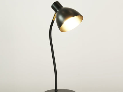 Eloise Touch Table Lamp Black Orange Modern Adjustable Lighting.