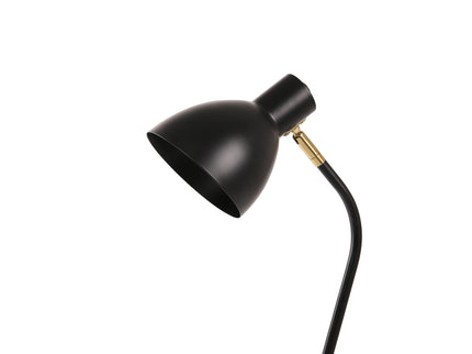 Eloise Touch Table Lamp Black Orange Modern Adjustable Lighting.