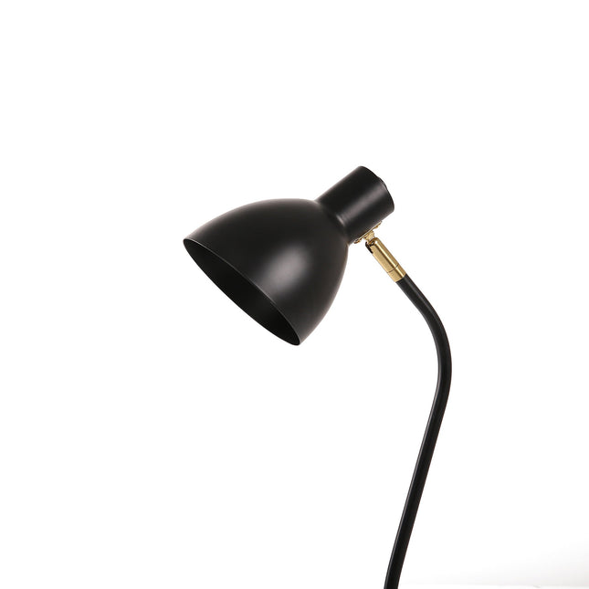 Eloise Touch Table Lamp Black Orange Modern Adjustable Lighting.