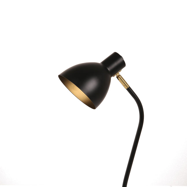 Eloise Touch Table Lamp Black Orange Modern Adjustable Lighting.
