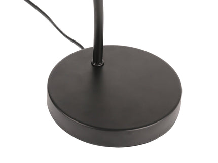 Eloise Touch Table Lamp Black Orange Modern Adjustable Lighting.