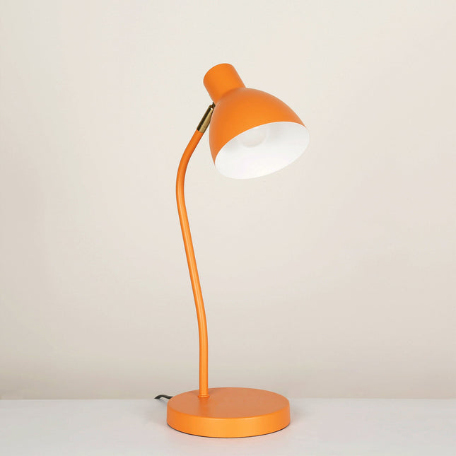 Eloise Touch Table Lamp Black Orange Modern Adjustable Lighting.