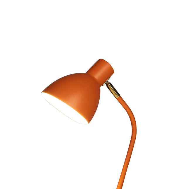 Eloise Touch Table Lamp Black Orange Modern Adjustable Lighting