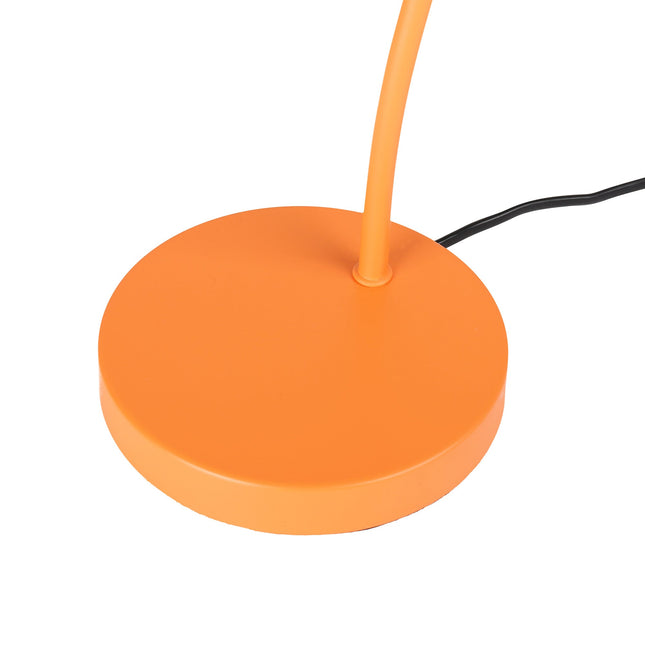 Eloise Touch Table Lamp Black Orange Modern Adjustable Lighting
