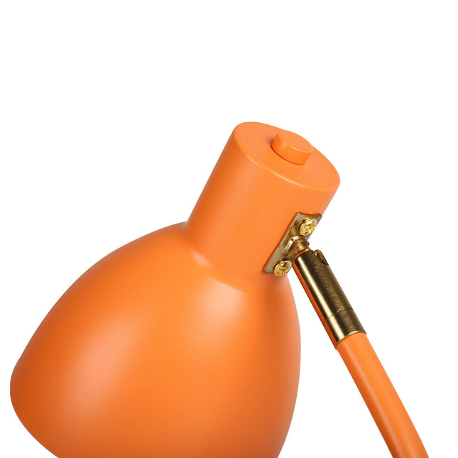 Eloise Touch Table Lamp Black Orange Modern Adjustable Lighting