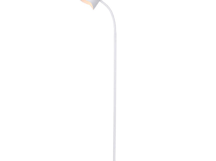Peggy Adjustable Floor Lamp White Black Modern Reading Light.