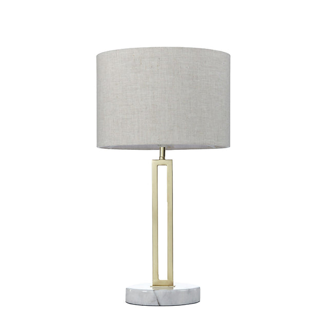 Margleus Table Lamp with Marble Base for Elegant Home Decor.