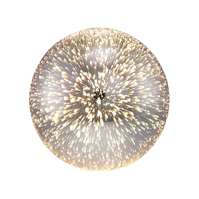 Javarone Table Lamp Copper Chrome Modern Glass Sphere Lighting.