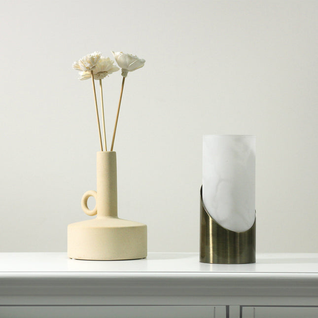 Marc Touch Table Lamp Antique Brass Satin Chrome Elegant Modern Light.