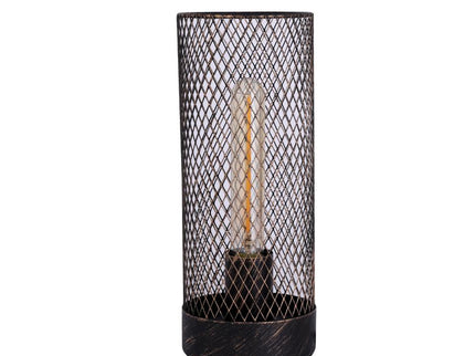 Clara Touch Table Lamp Black Pink Mint Modern Industrial Light.