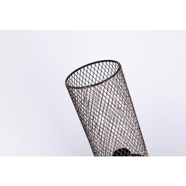 Clara Touch Table Lamp Black Pink Mint Modern Industrial Light.