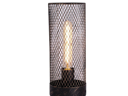 Clara Touch Table Lamp Black Pink Mint Modern Industrial Light.