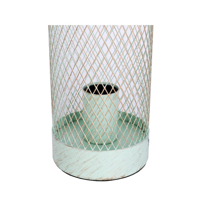 Clara Touch Table Lamp Black Pink Mint Modern Industrial Light.