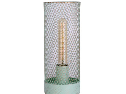 Clara Touch Table Lamp Black Pink Mint Modern Industrial Light.