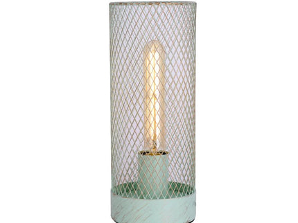 Clara Touch Table Lamp Black Pink Mint Modern Industrial Light.