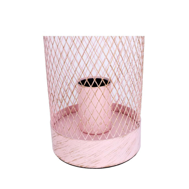 Clara Touch Table Lamp Black Pink Mint Modern Industrial Light.
