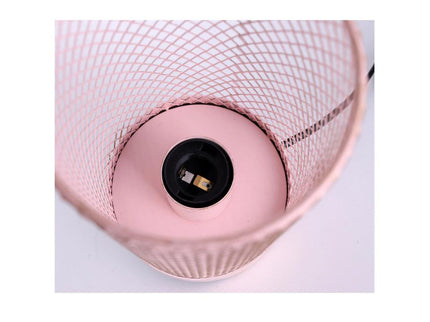Clara Touch Table Lamp Black Pink Mint Modern Industrial Light.