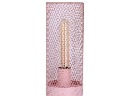 Clara Touch Table Lamp Black Pink Mint Modern Industrial Light.