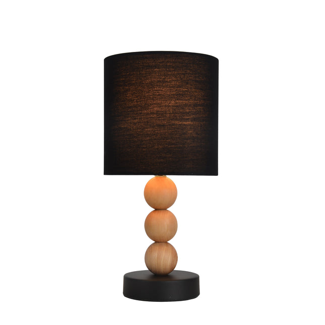 Cara Table Lamp Black White Modern Decorative Lighting for Home.