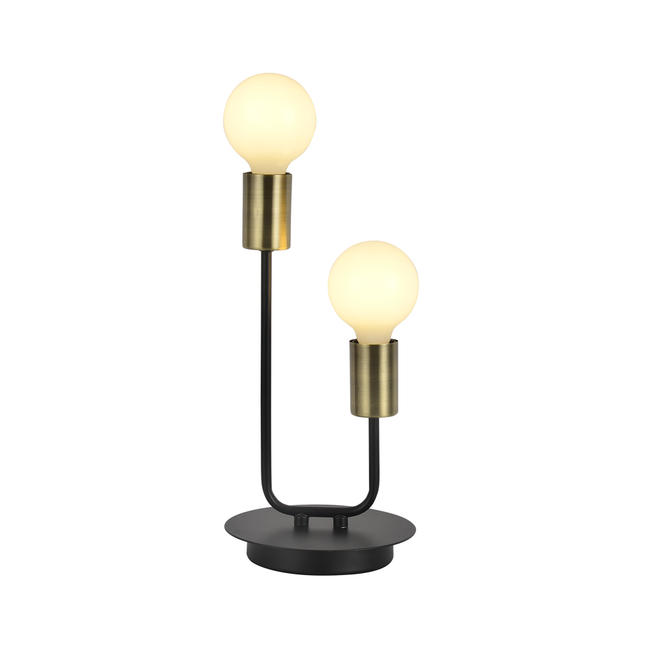 Roma Table Lamp with Antique Brass Globe Holders for Elegant Decor.