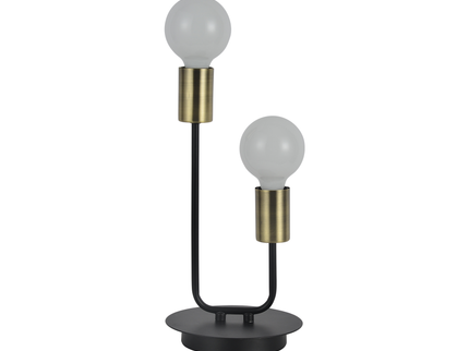 Roma Table Lamp with Antique Brass Globe Holders for Elegant Decor.