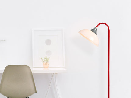 Alberta Floor Lamp Red Yellow Modern Stylish Lighting for Home.