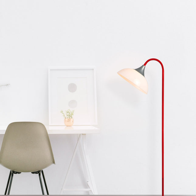 Alberta Floor Lamp Red Yellow Modern Stylish Lighting for Home.