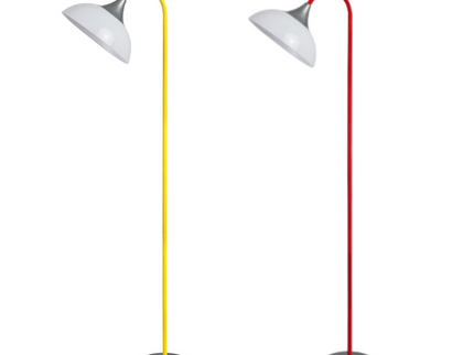 Alberta Floor Lamp Red Yellow Modern Stylish Lighting for Home.