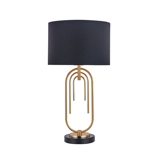 Fleur Table Lamp White Black Elegant Home Decor Light.