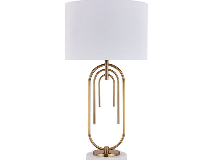 Fleur Table Lamp White Black Elegant Home Decor Light.