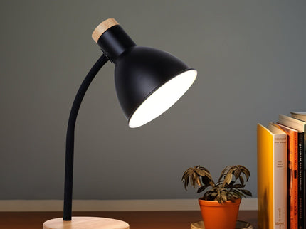 Merete Table Lamp White Black Modern Indoor Lighting for Home.