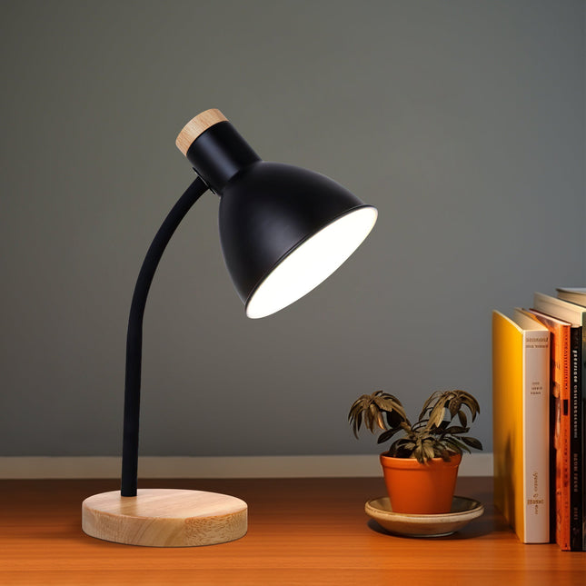 Merete Table Lamp White Black Modern Indoor Lighting for Home.