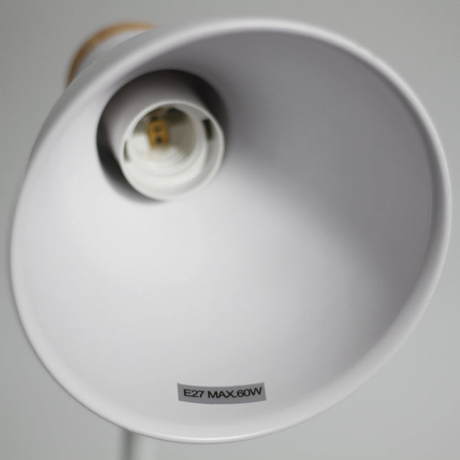 Merete Table Lamp White Black Modern Indoor Lighting for Home.