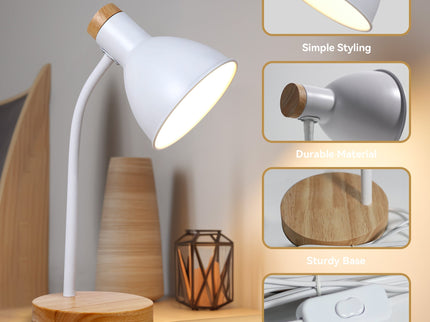 Merete Table Lamp White Black Modern Indoor Lighting for Home.